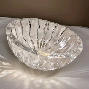 Miller Rogaska Heavy Crystal Bowl 10" dia 5" deep  1/2" thick Rim  Centerpiece